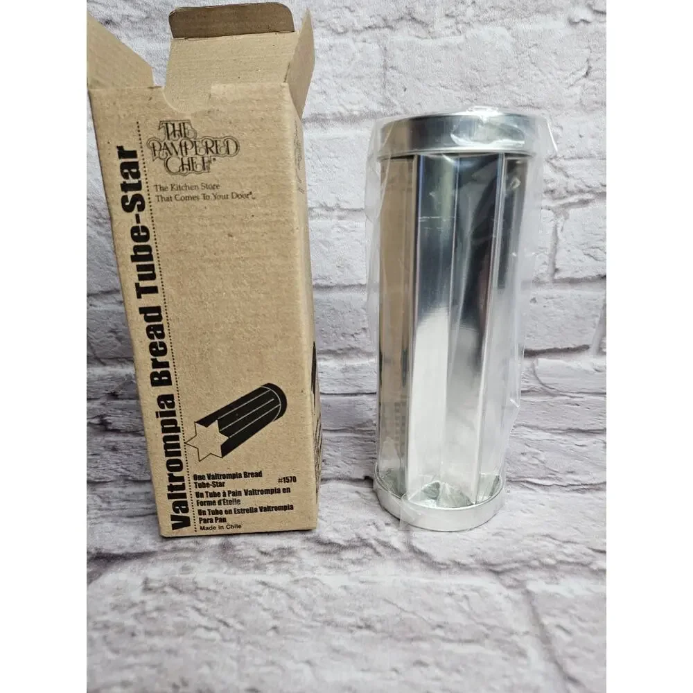 Vintage The Pampered Chef Valtrompia Star Bread Tube New in Box